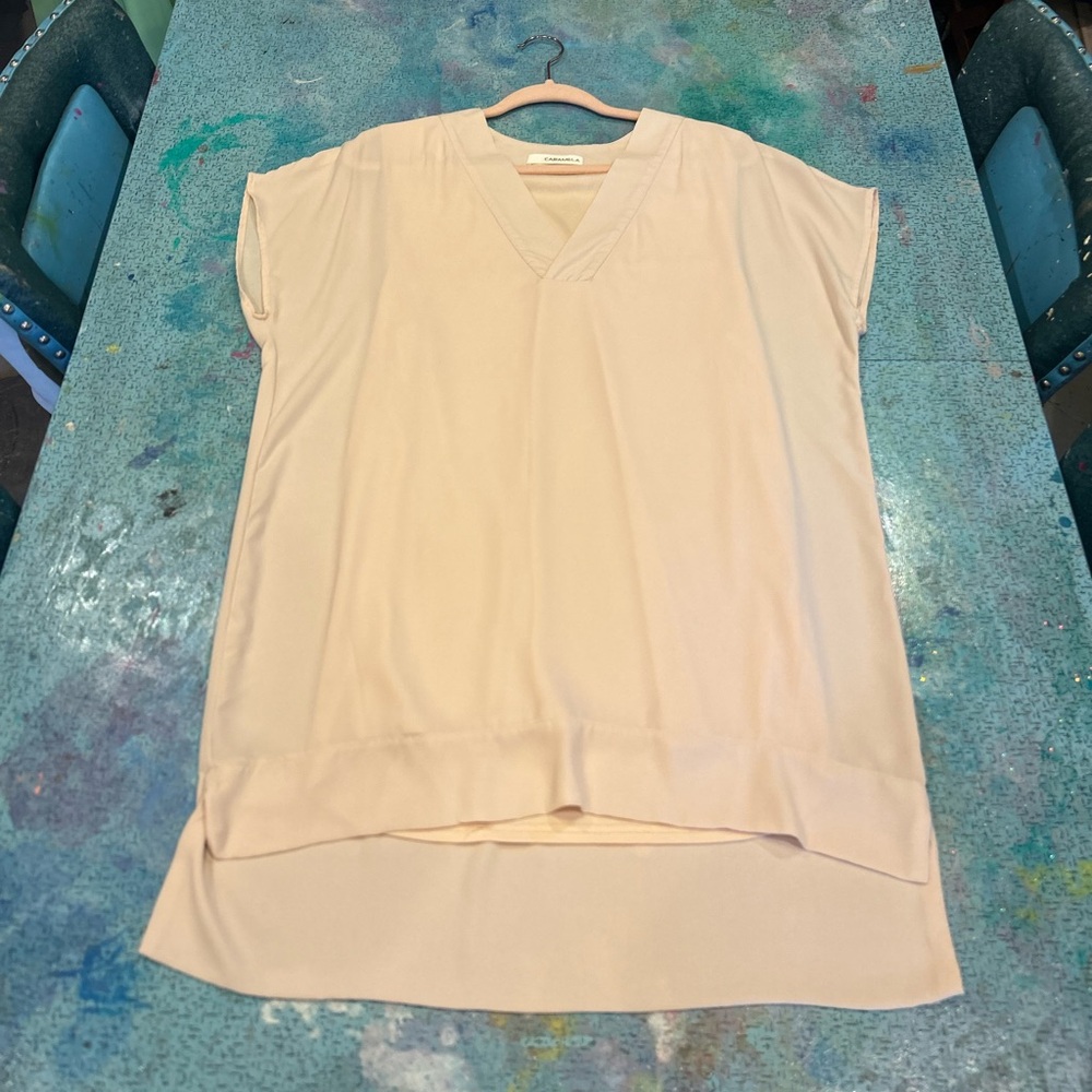 Basic Nude Tunic Dress